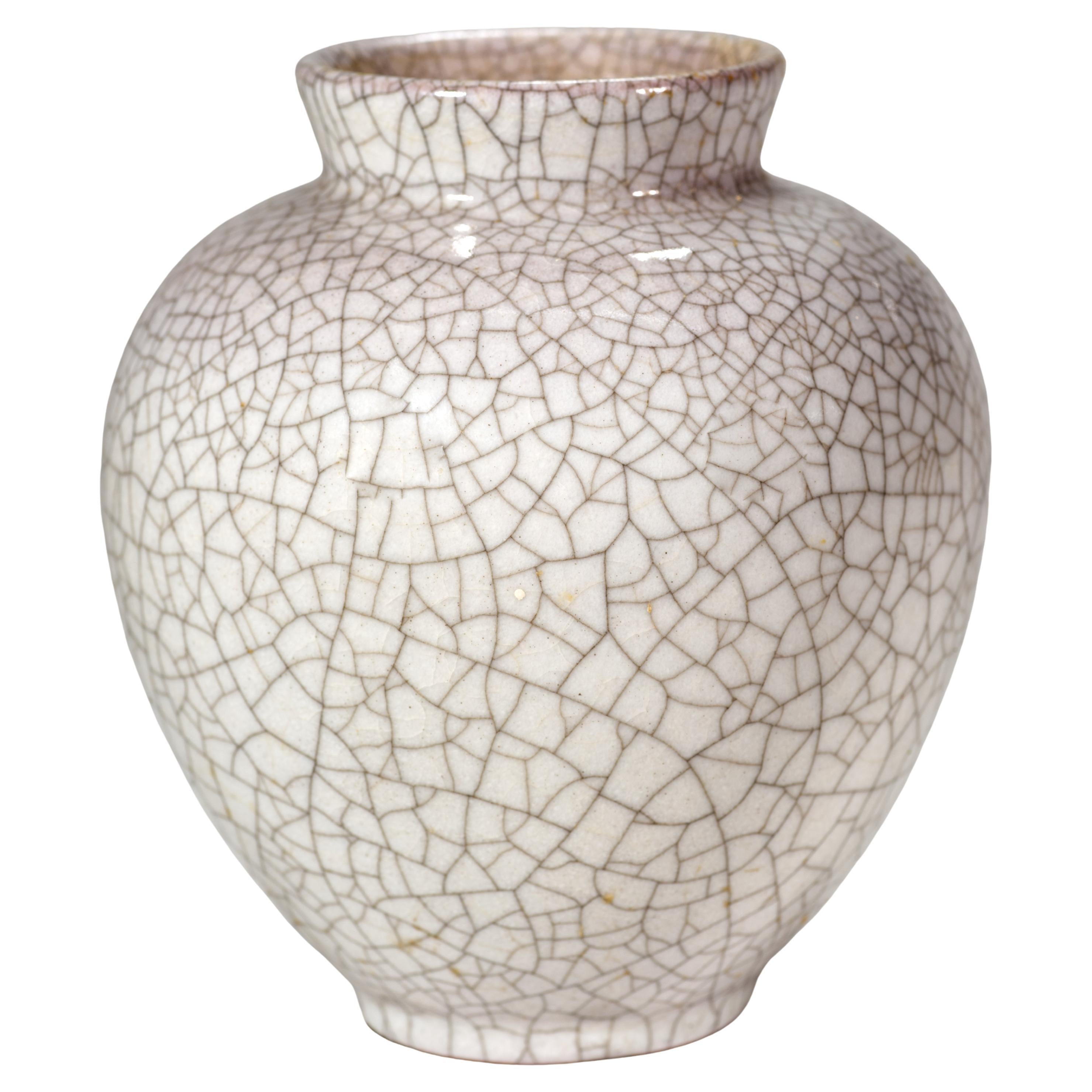 Vaso Friedgard Glatzle per Karlsruhe Majolika Craquelure West German Pottery 195 in vendita