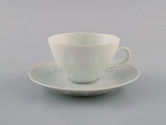 Friedl Holzer-Kjellberg '1905-1993' for Arabia, 10 Coffee Cups with Saucers