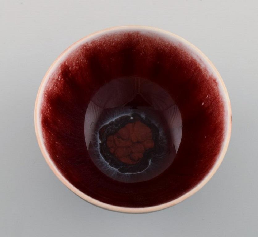 Finnish Friedl Holzer Kjellberg for Arabia, Unique Miniature Bowl, 1960s