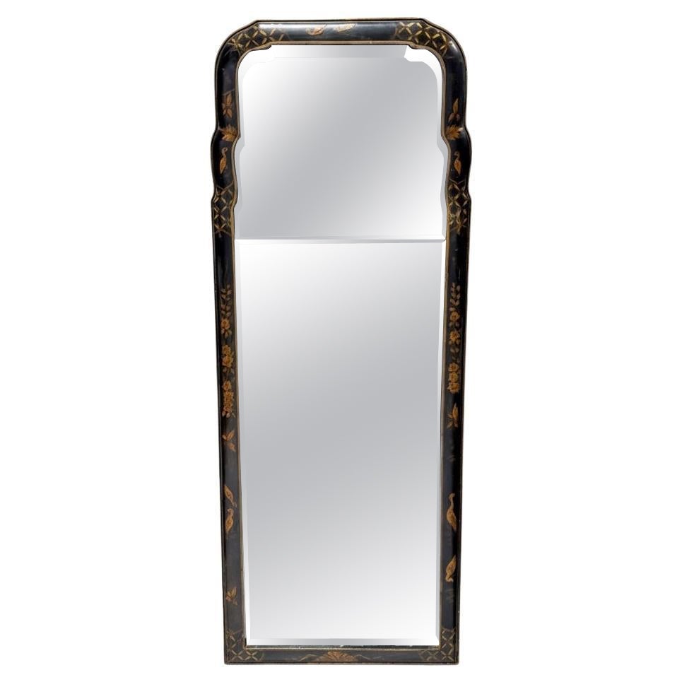 Friedman Bros. Specchio da parete nero Colonial Williamsburg Restoration in vendita