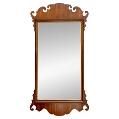 Friedman Bros. Williamsburg Mahogany Chippendale Beveled Mirror