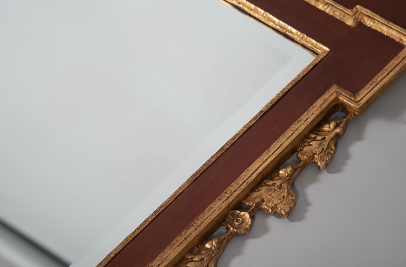 Friedman Bros. Miroirs italiens en bois doré de style fédéral Chippendale avec aigles - 2 Bon état - En vente à Kennesaw, GA