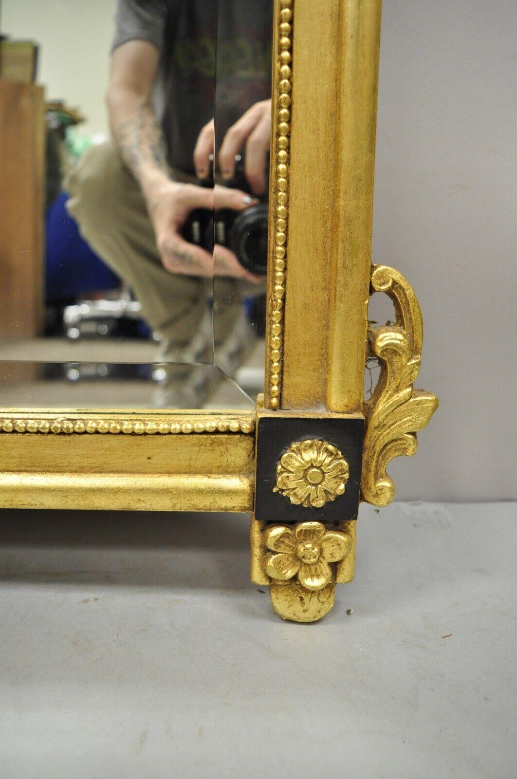 Friedman Brothers French Neoclassical Carved Wood Large Wall Mirrors - a Pair 2