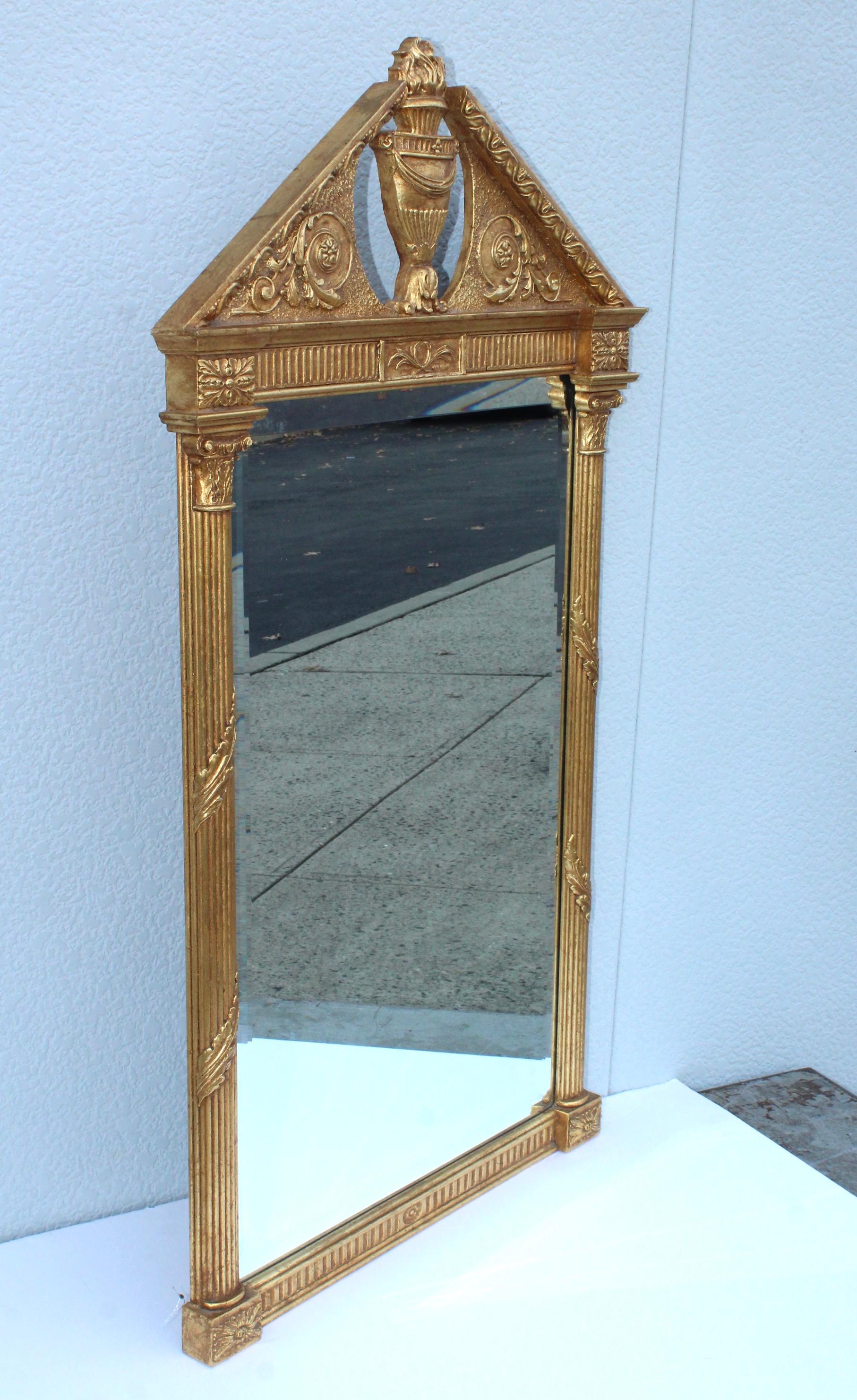 Hollywood Regency Friedman Brothers Gilt Mirror