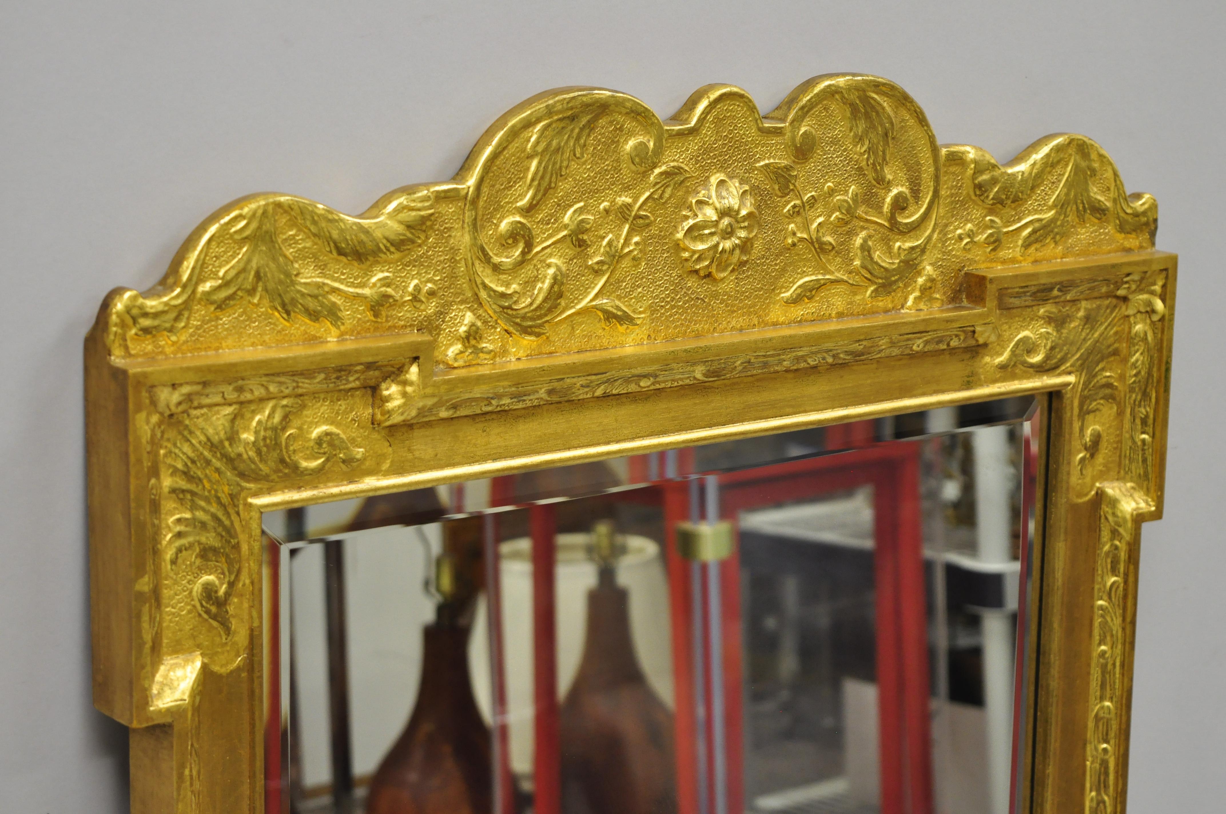 Friedman Brothers Historic Newport Collection Vintage Gold Wall Mirror 3