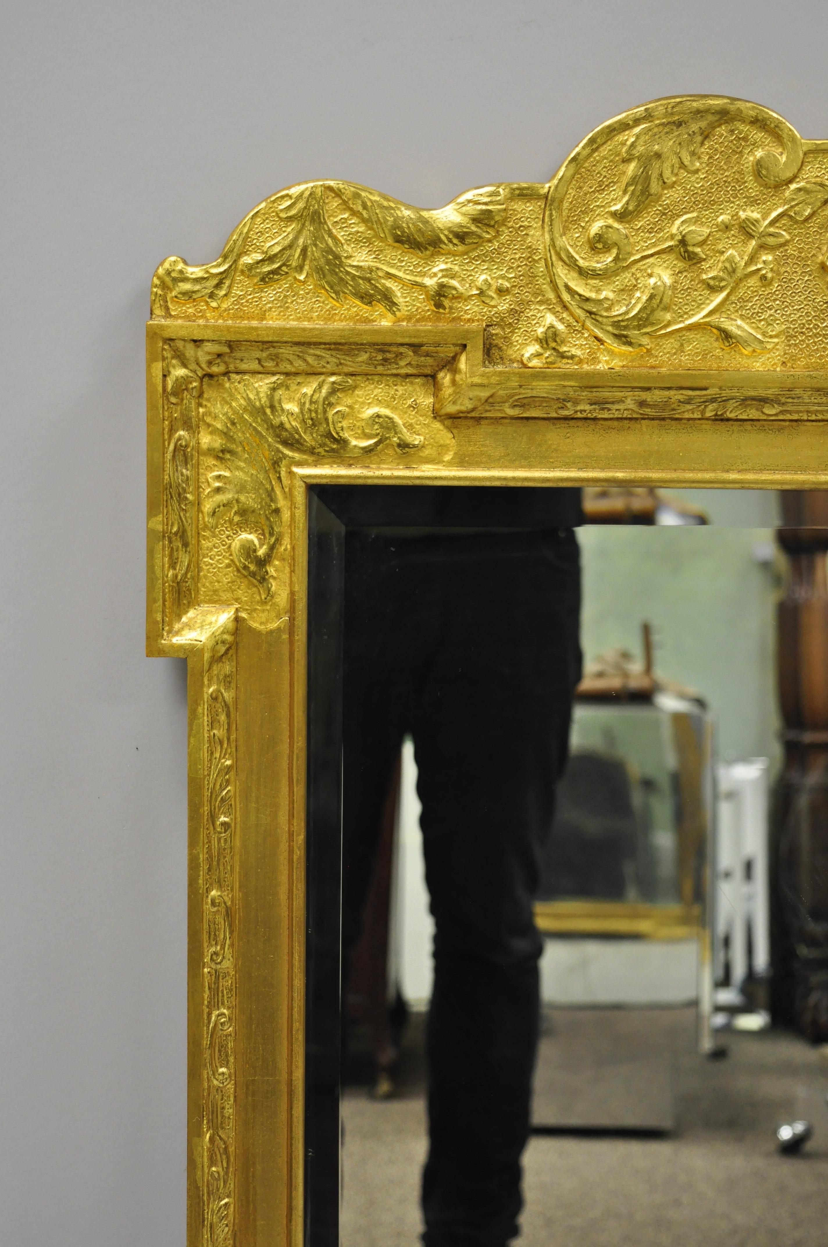 American Friedman Brothers Historic Newport Collection Vintage Gold Wall Mirror