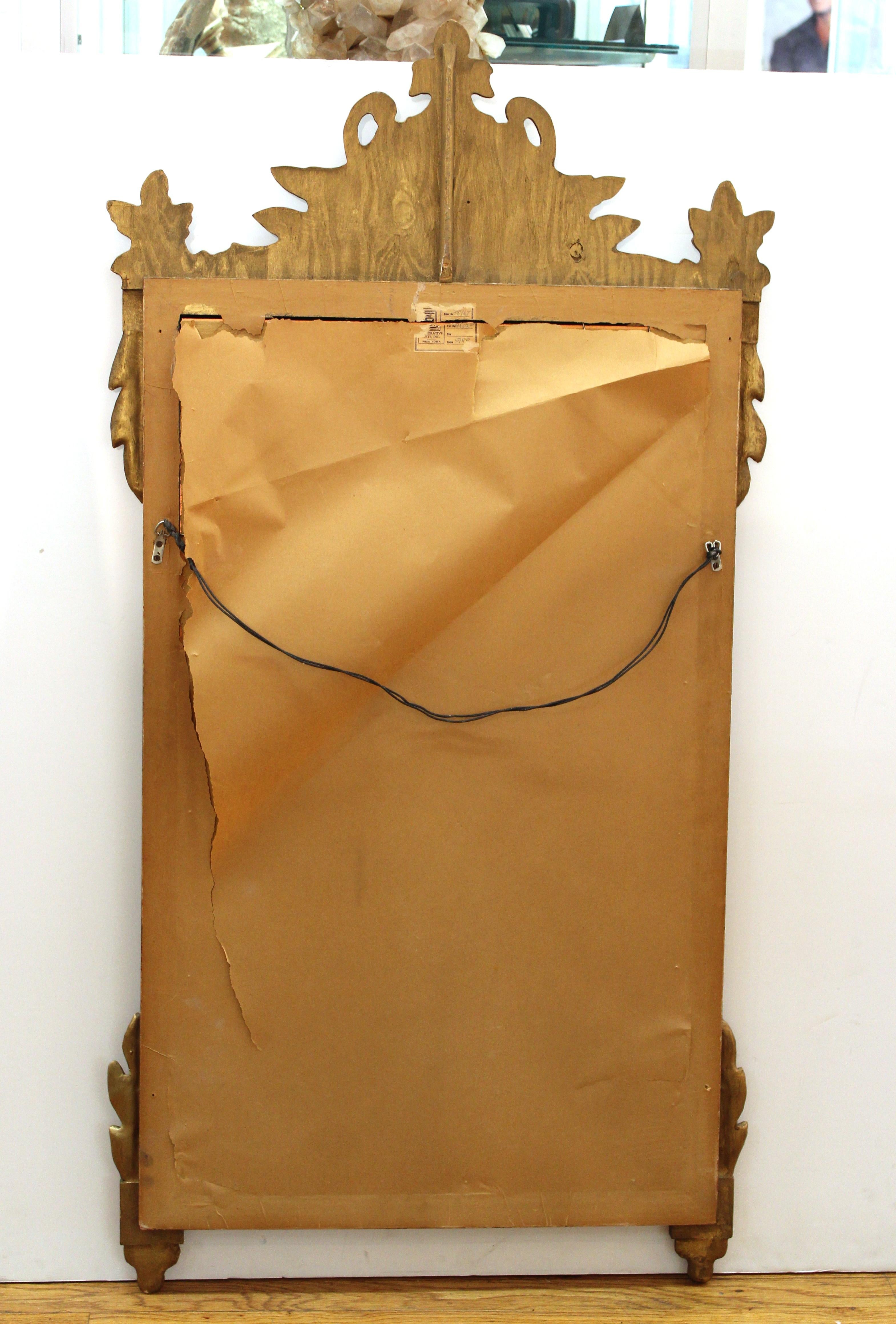 20th Century Friedman Brothers Mid-Century Hollywood Regency Wall Mirror