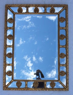 Friedman Brothers Scalloped Gilt Mirror