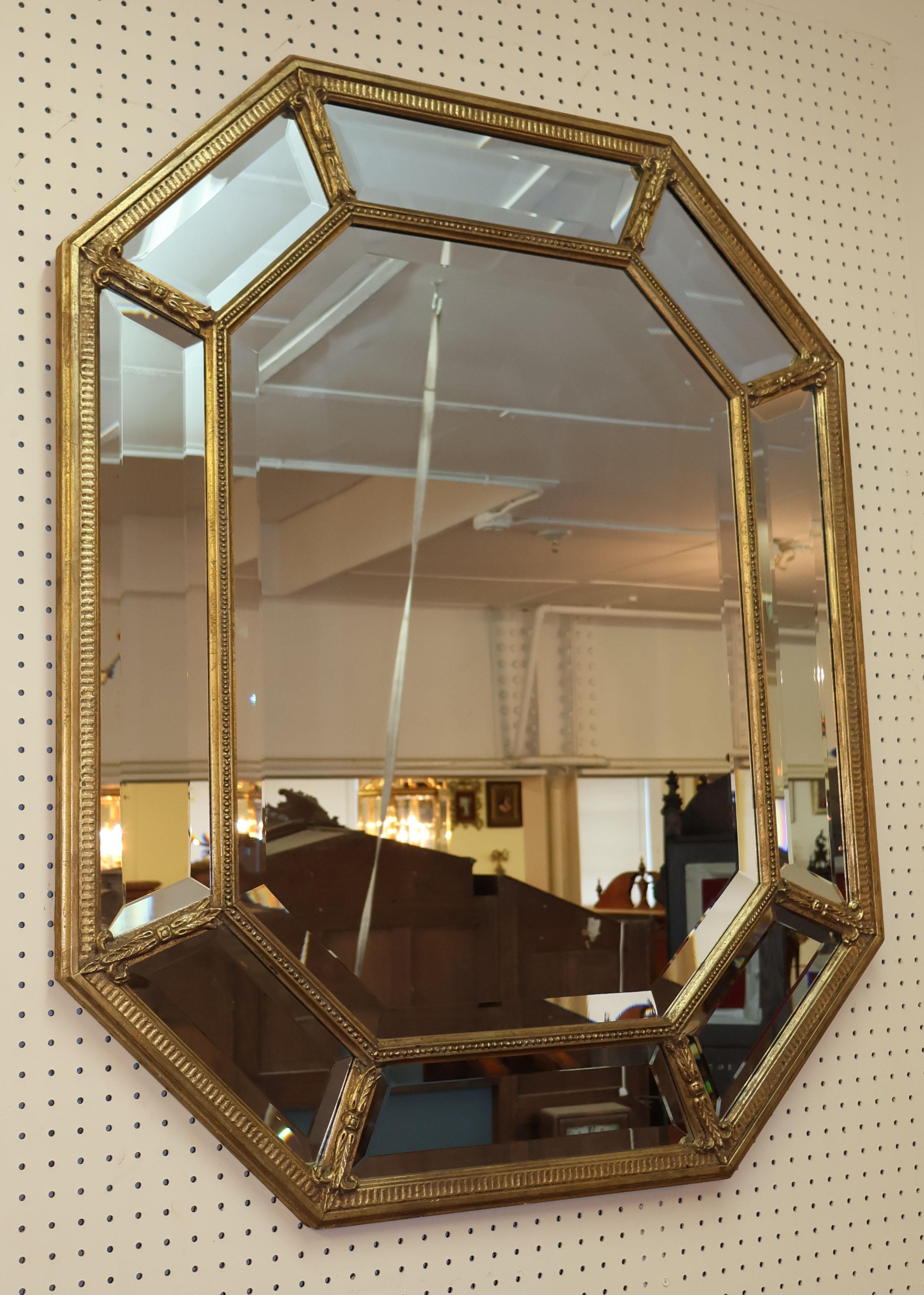 Friedman Brothers The Waldorf Beveled Mirror Model 6386 In Good Condition For Sale In Long Branch, NJ