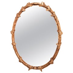 Friedmans Wall Console or Mantel Mirror, Giltwood