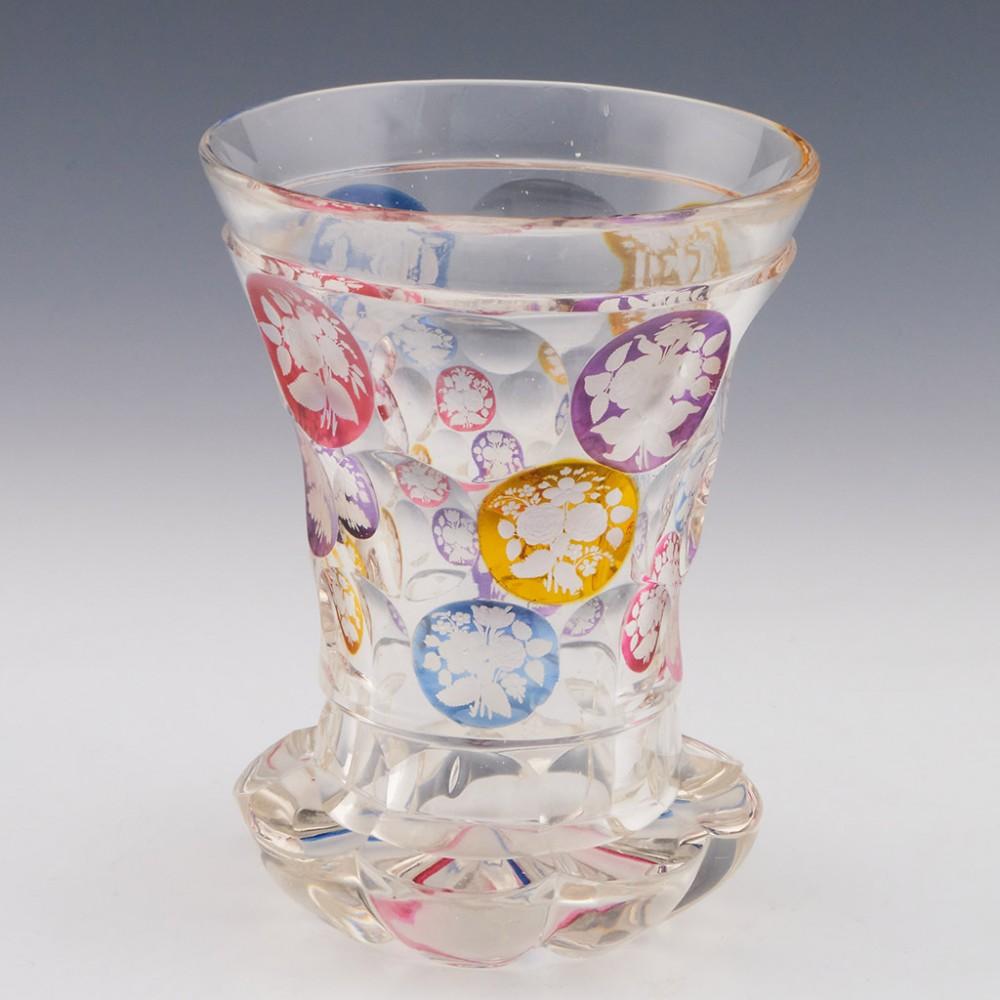 Czech Friedrich Egermann Glass Tumbler, c1840