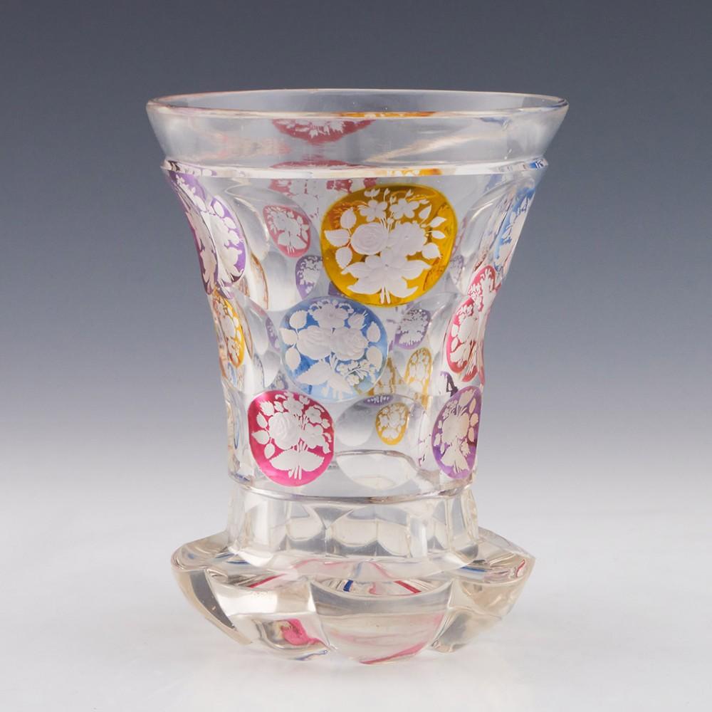 Czech Friedrich Egermann Glass Tumbler, c1840