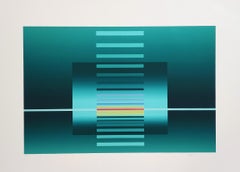 Geometric Composition in Green (Constructivsm, Geometric, ~35% OFF LIST PRICE)