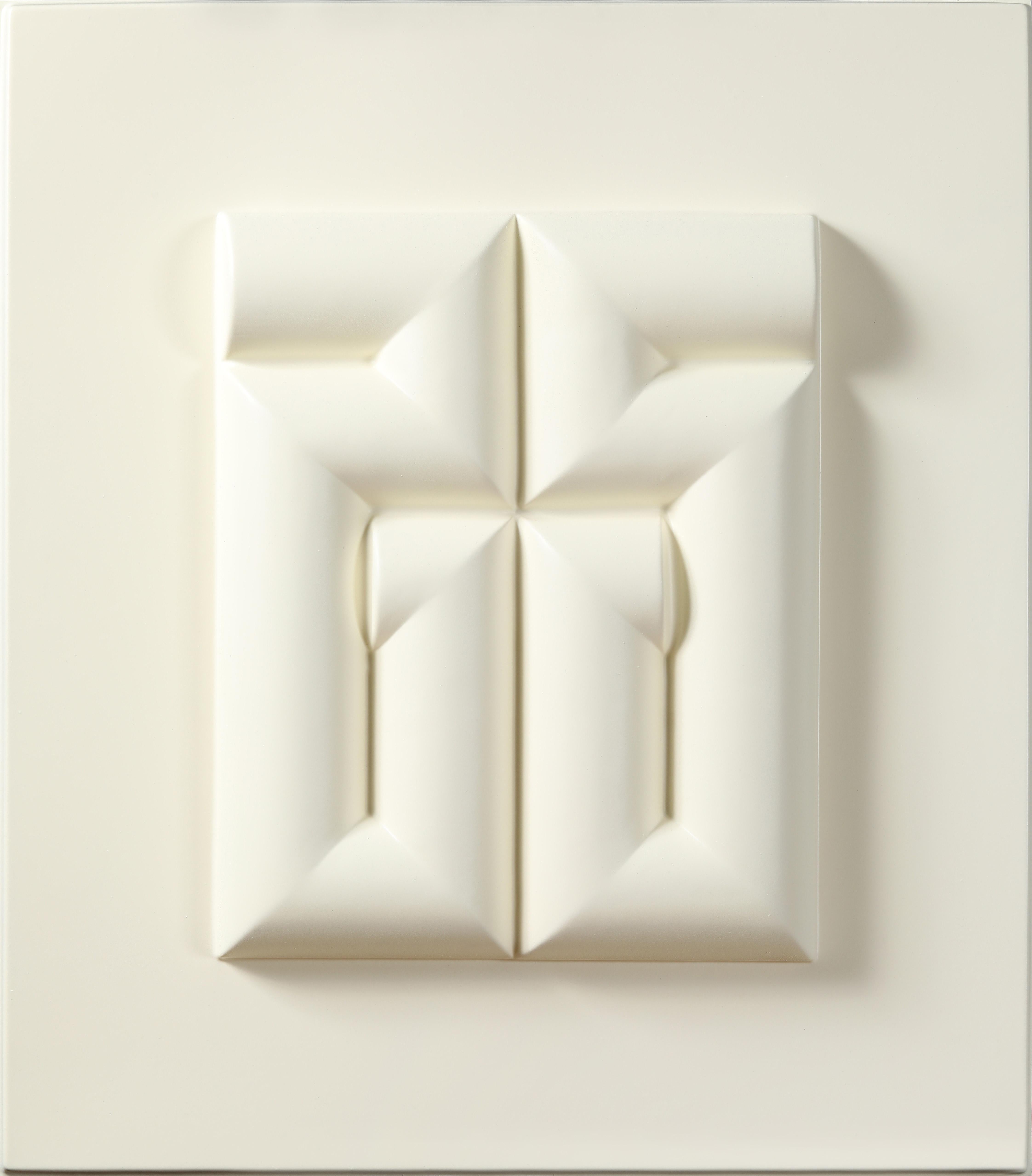 Friedrich Gräsel, Geometric Composition 1968, Plastic Relief, Signed For Sale 1