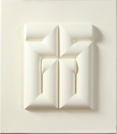 Friedrich Gräsel, Composición 1968, Relieve plástico, Firmado