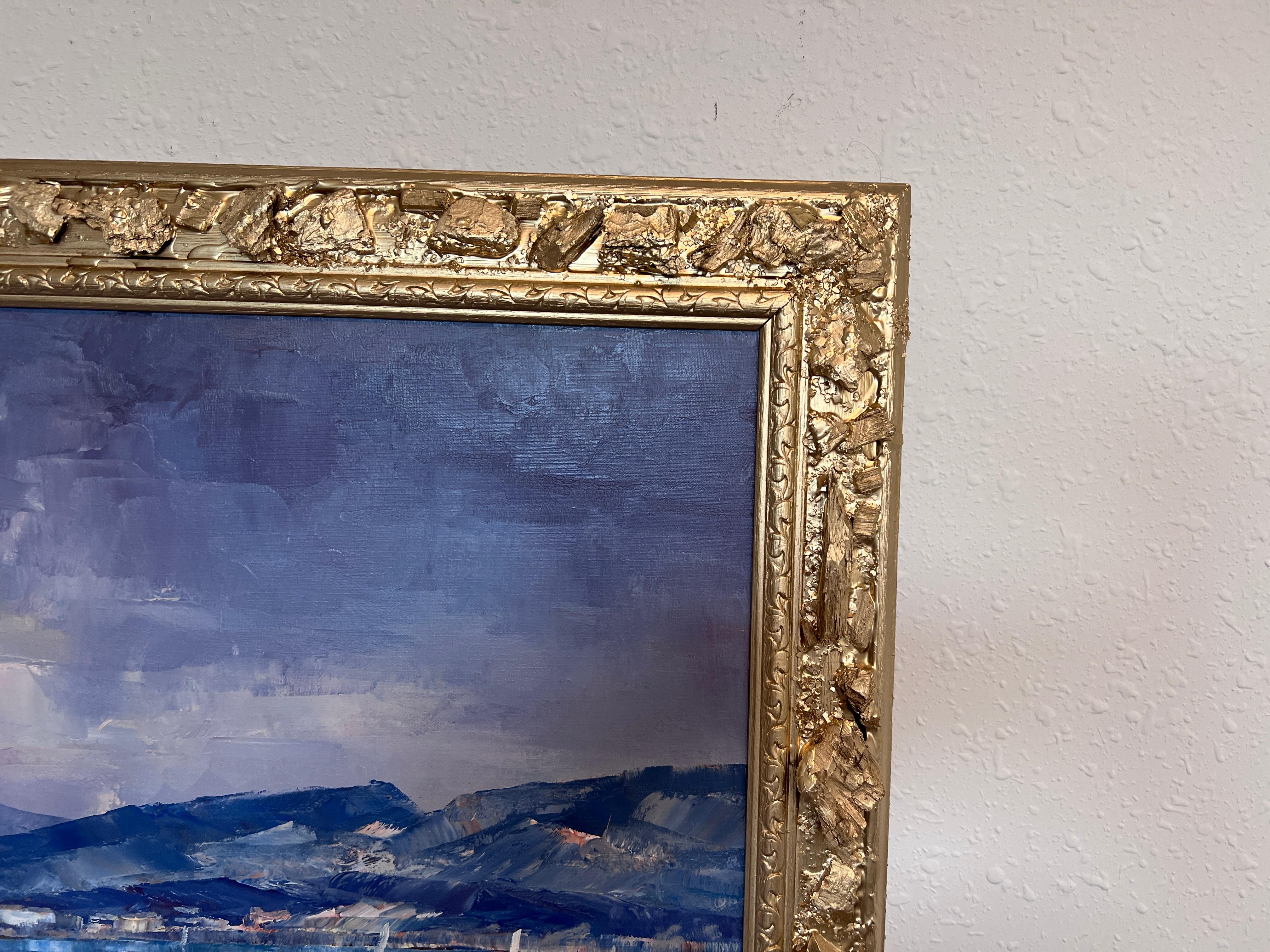 Friedrich Karl Thauer (Deutschland 1924-2009) Original-Ölgemälde auf Leinwand Gerahmt im Angebot 5