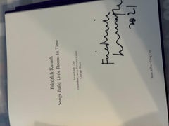 Handgezeichneter Buchcover „Songs Build Little Rooms in Time“ Friedrich Kunath, Friedrich Kunath