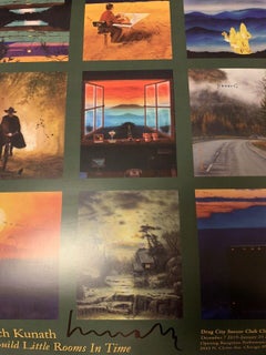 Songs Build Little Rooms in Time, signiertes Poster von Fredrich Kunath