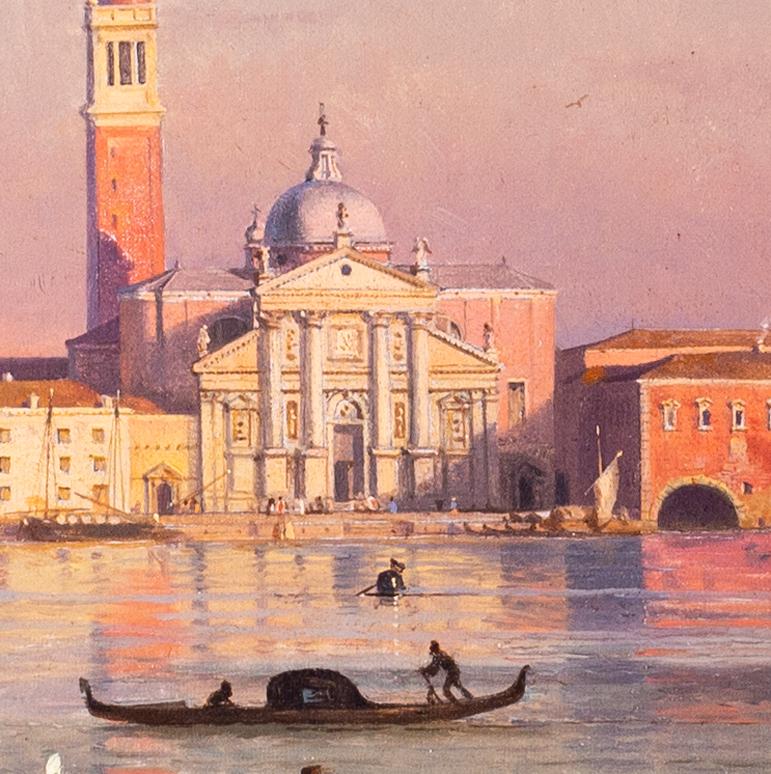 Friedrich Nerly Il Vecchio, dipinto tedesco di Venezia in estate dei primi anni del XIX secolo - Painting Accademia di Friedrich Nerly The Elder 