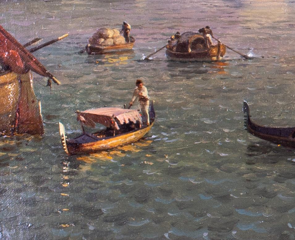 Friedrich Nerly Il Vecchio, dipinto tedesco di Venezia in estate dei primi anni del XIX secolo 2