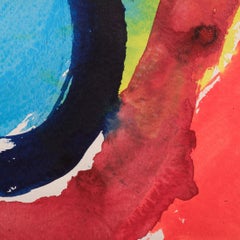 Friedrich Schiemann "Untitled", 1967 Watercolor and ink painting