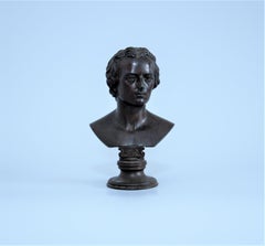 Friedrich Schiller Iron Bust Christian Daniel Rauch Vombach Berlin-er Eisen Cast