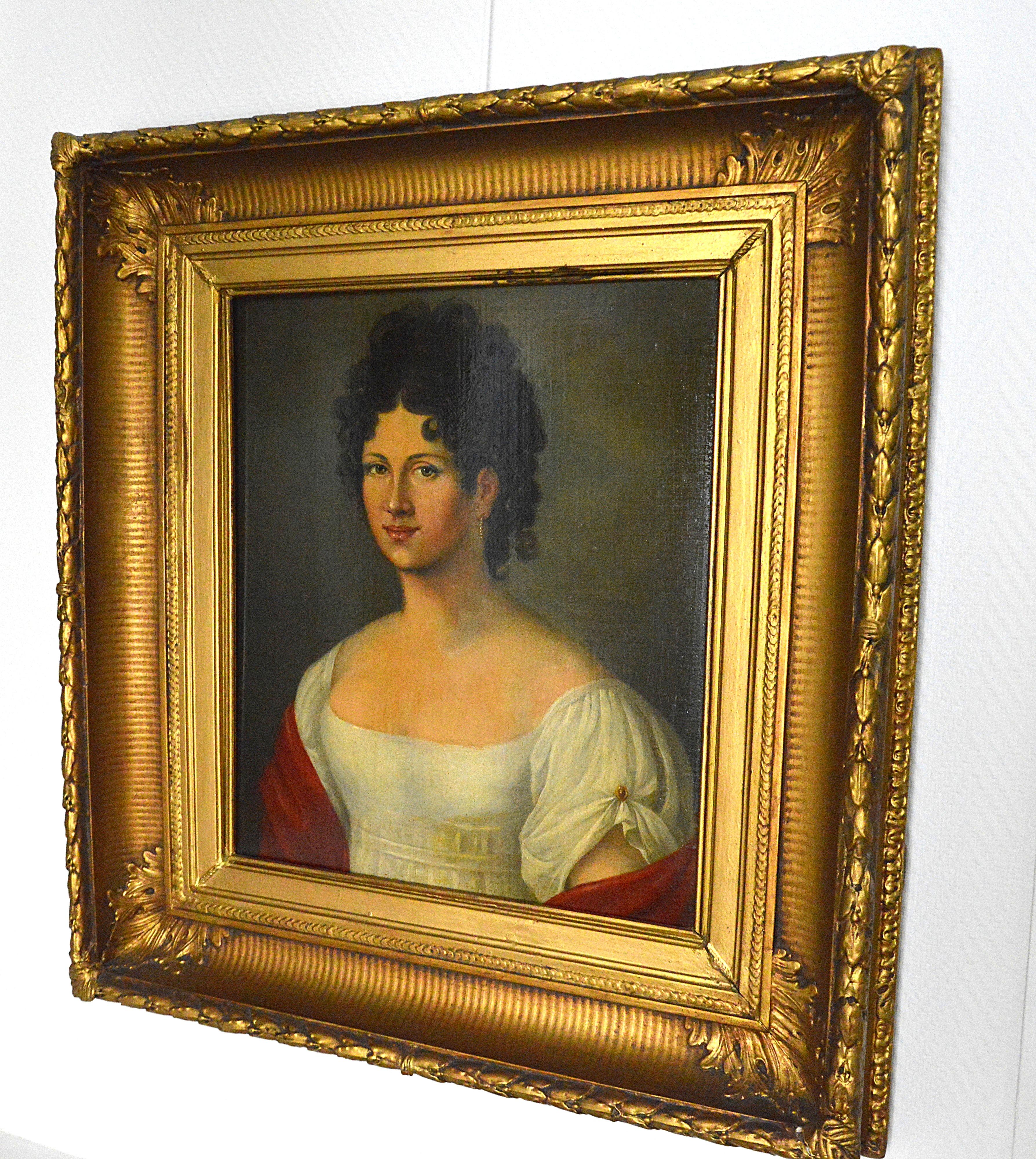 das Porträt von Henriette Charlotte Plantier, 1821 im Angebot 1