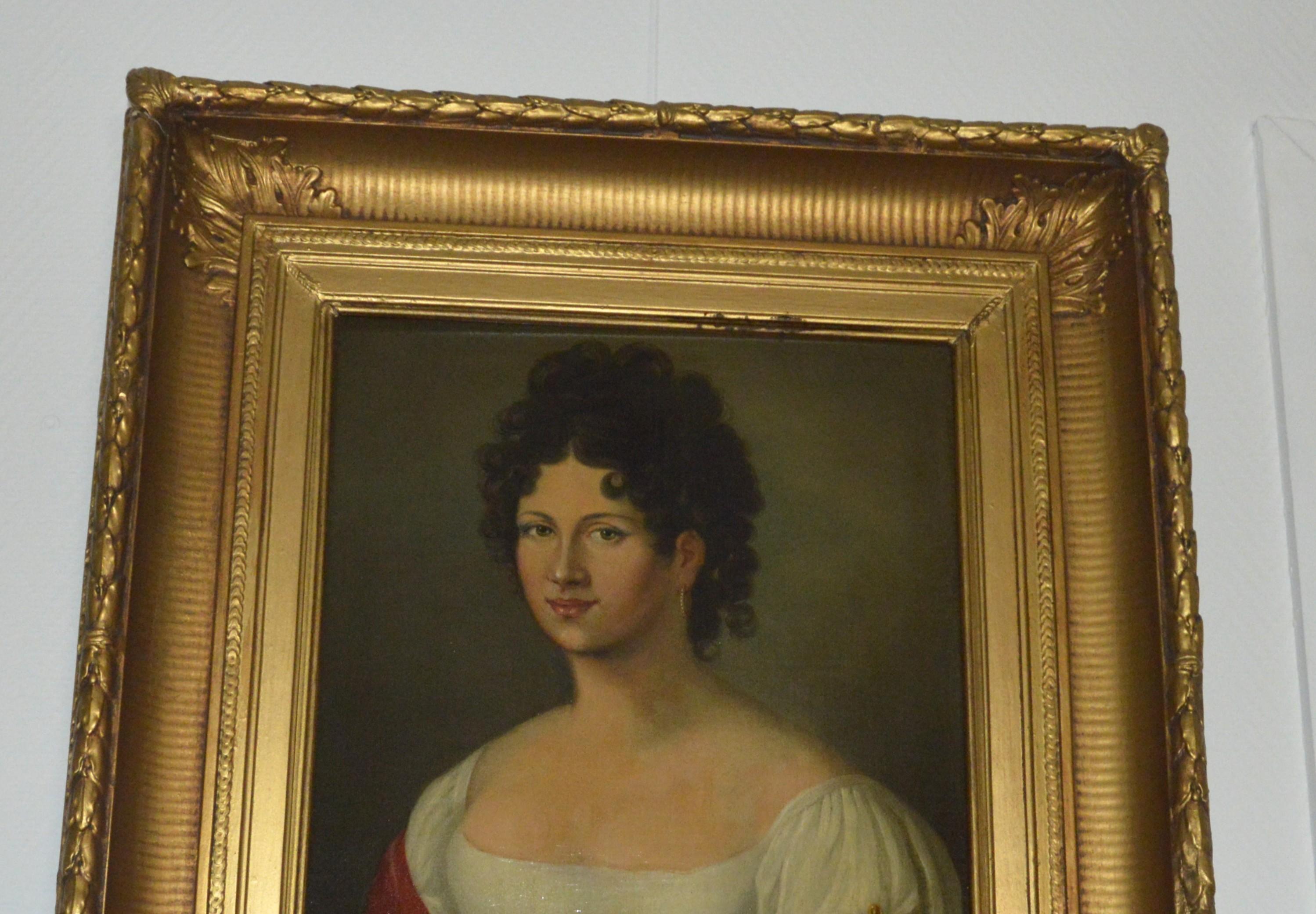 das Porträt von Henriette Charlotte Plantier, 1821 im Angebot 3
