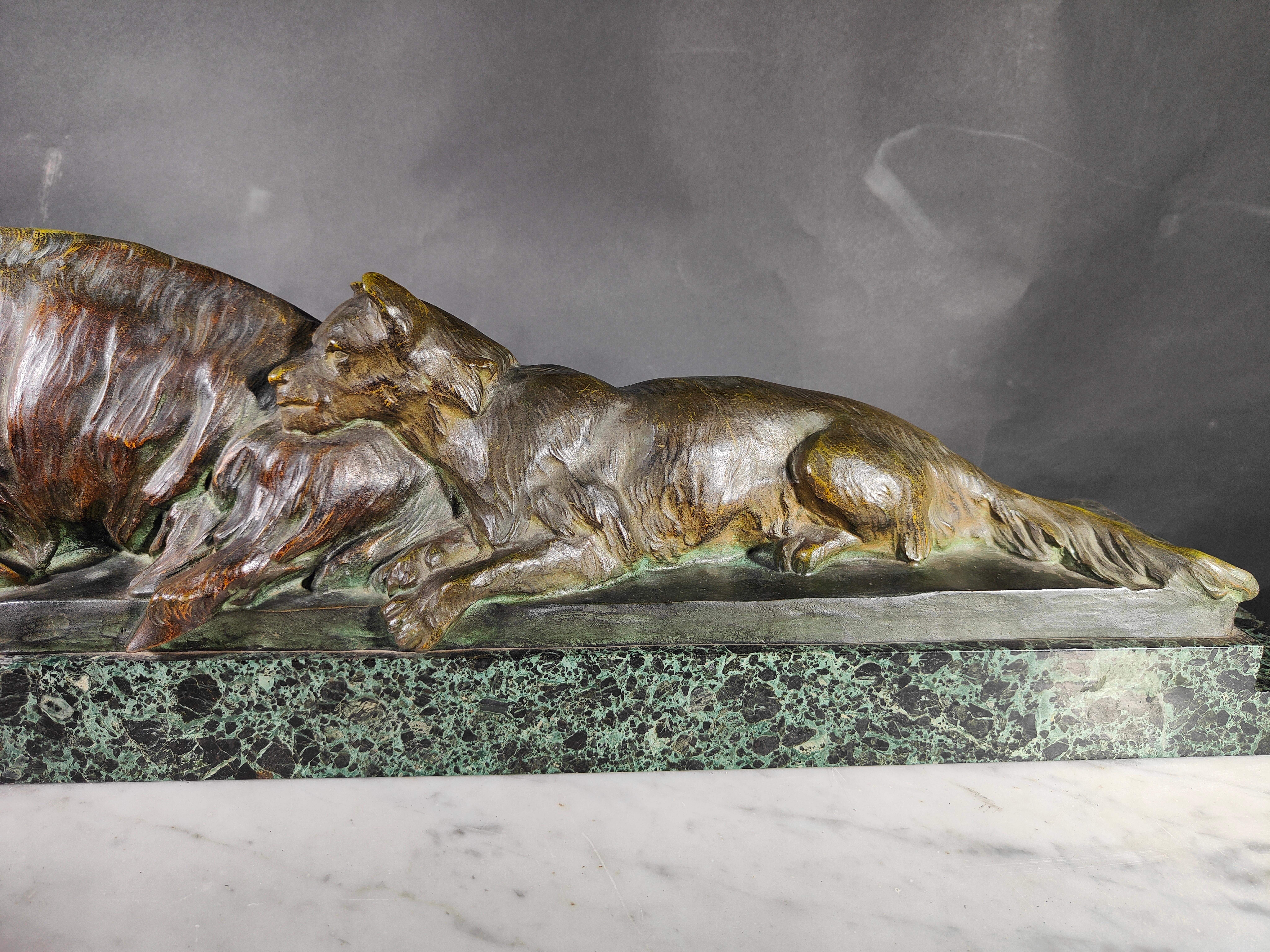 Friends of Jane Le Soudier Bronze Very Large In Excellent Condition For Sale In Madrid, ES