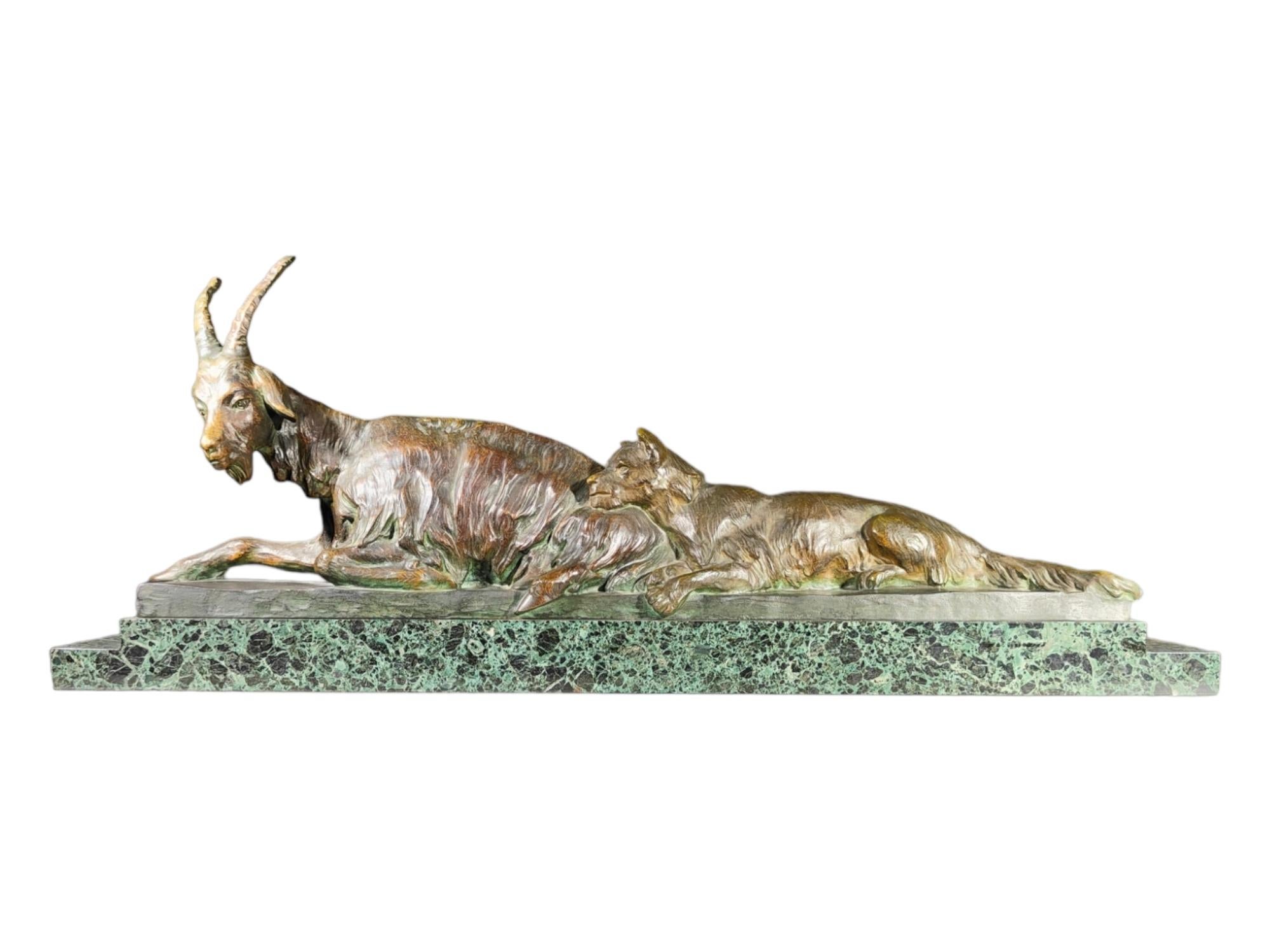 Freunde von Jane Le Soudier: Bronze VERY LARGE (Frühes 20. Jahrhundert) im Angebot