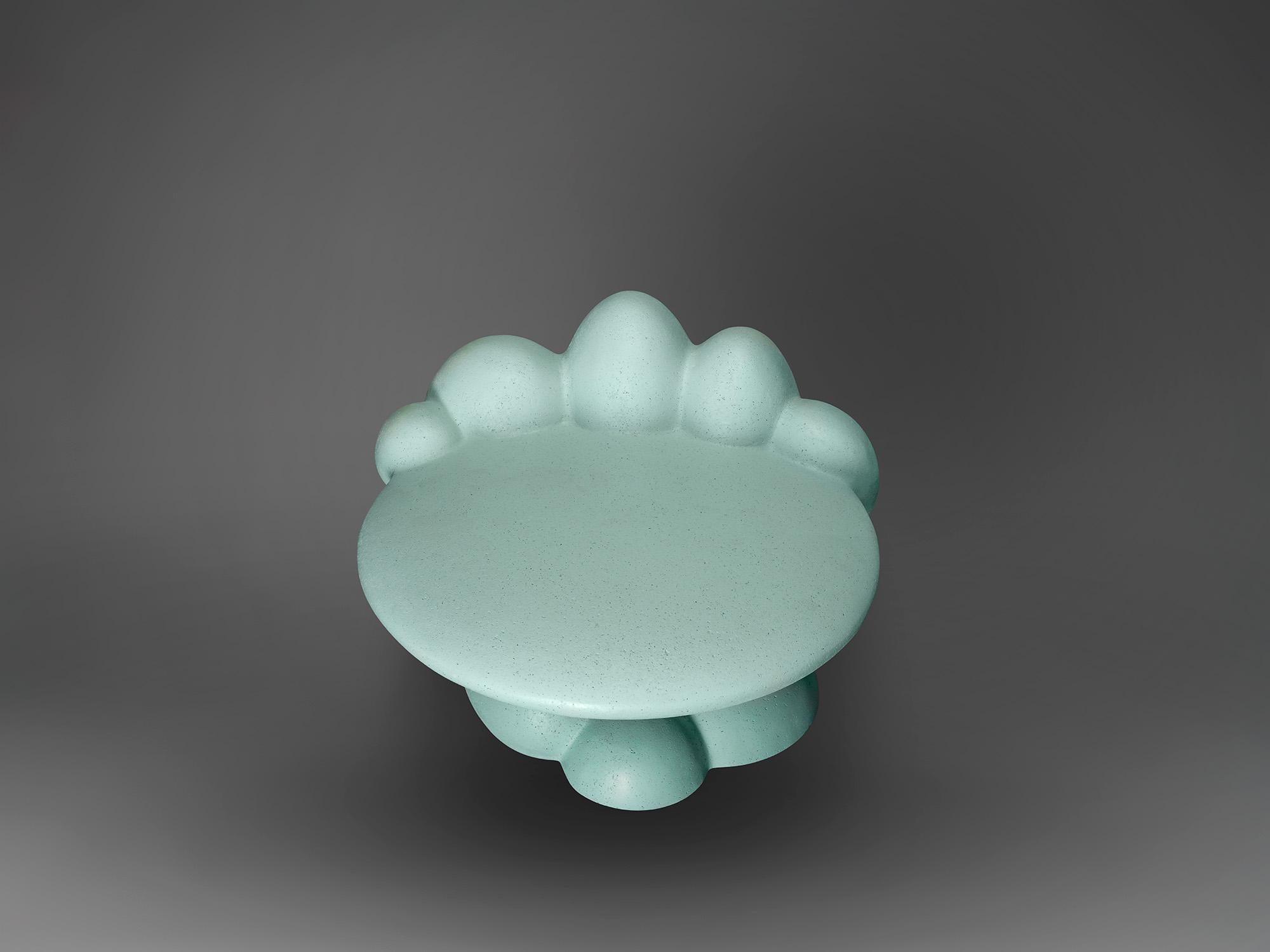 Friends Stool by Lara Bohinc, Pistachio Coloured Cork , organic, outdoor indoor In New Condition For Sale In Holland, AMSTERDAM