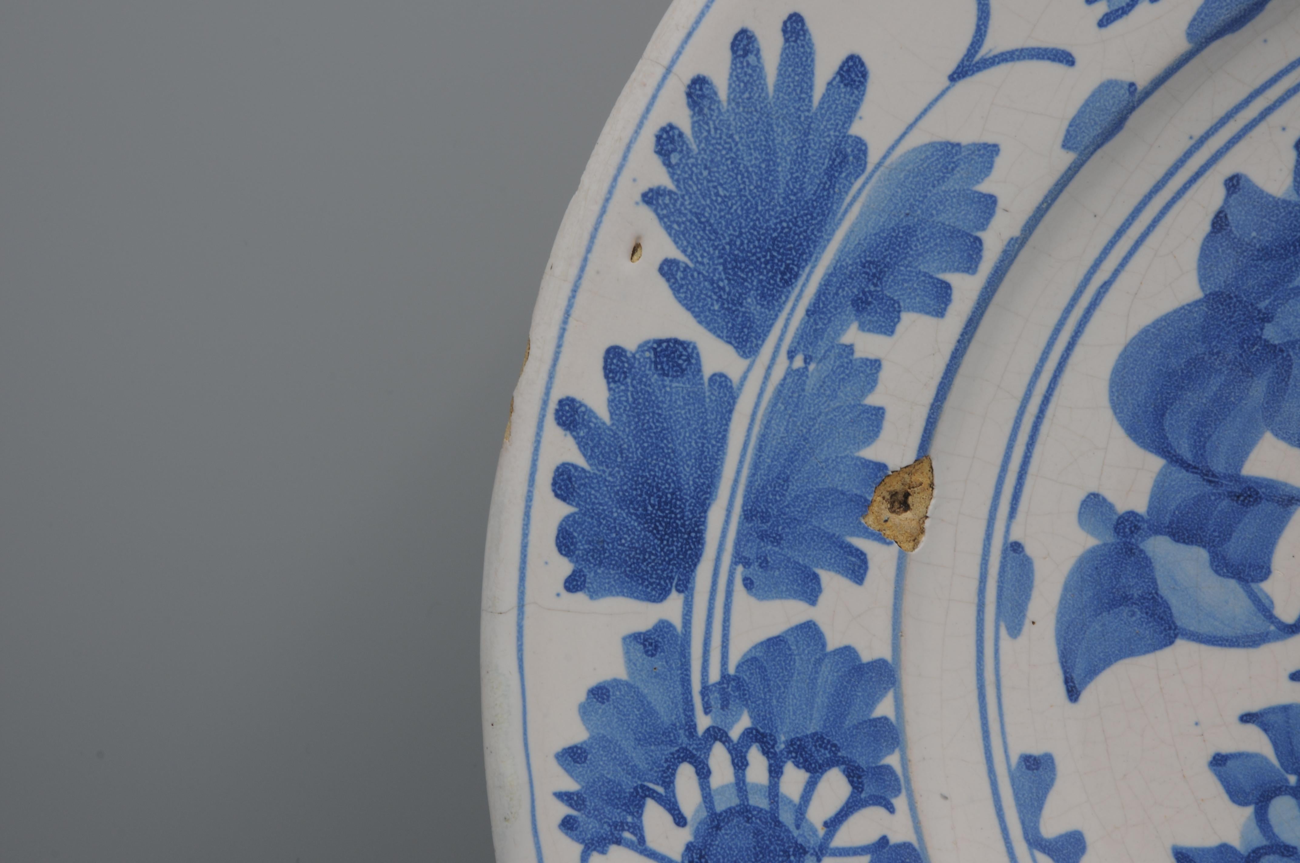 Fries Aardewerk - Grande piatto olandese in maiolica in stile 