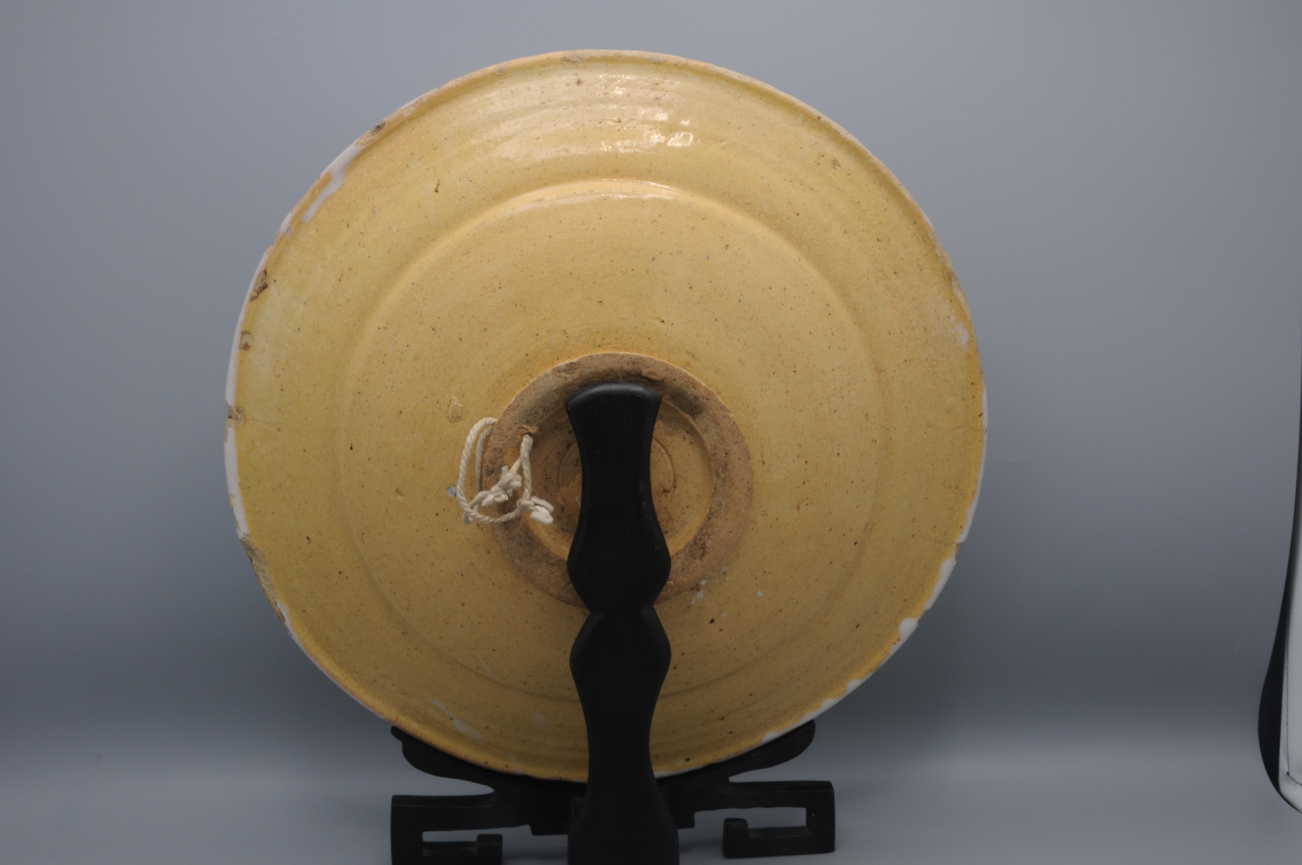 Fries Aardewerk - Grande piatto olandese in maiolica in stile 