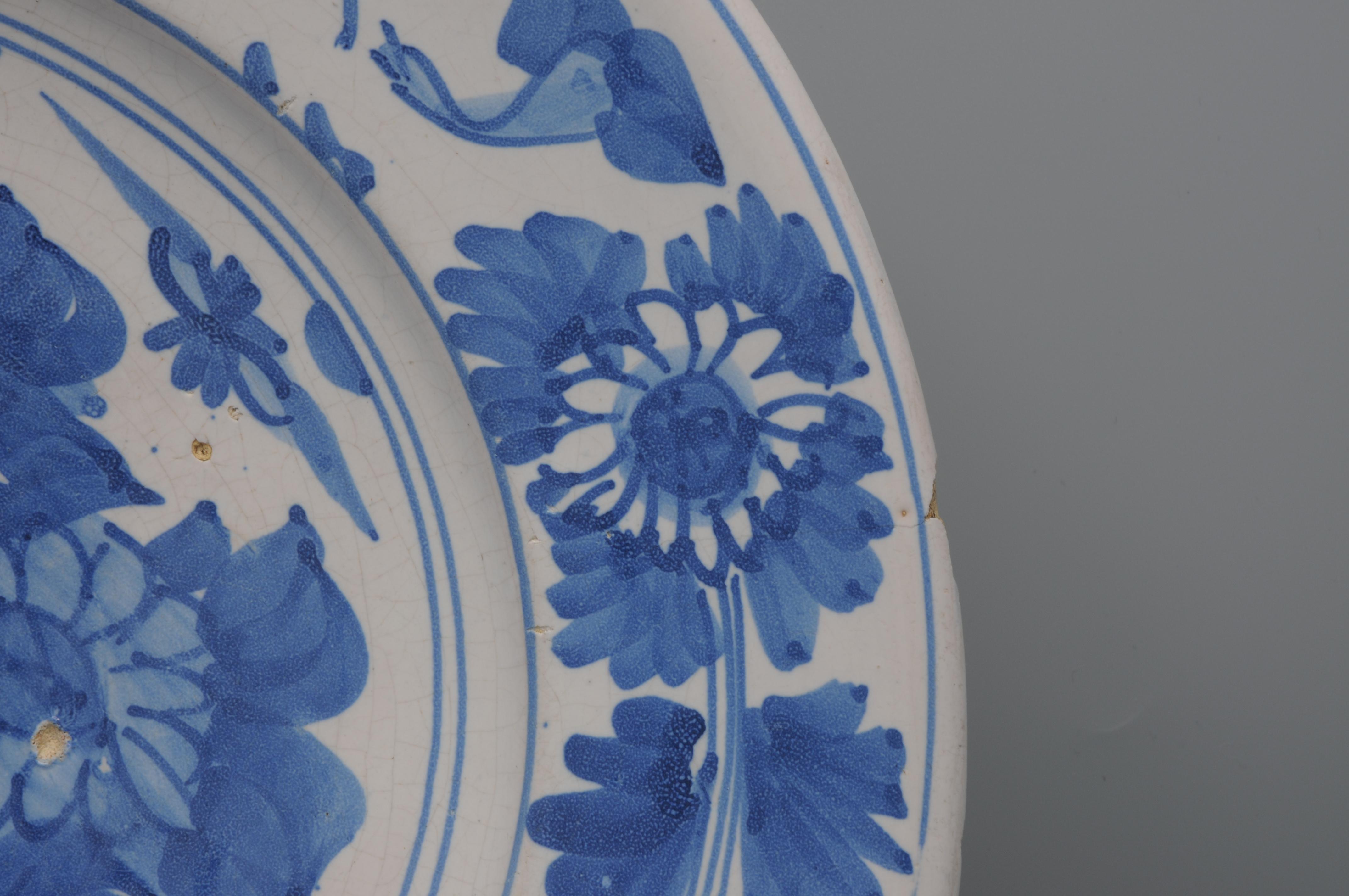 Fries Aardewerk - Grande piatto olandese in maiolica in stile 