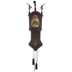Friesian Vintage Skipper Dutch Wall Clock and Moonphase