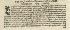 Friesland, Groningen, Drenthe, Overijssel – Antique Map by Seb. Münster, 1574
