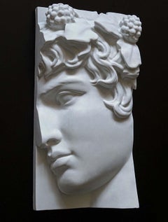 Fregio, Antinoo, scultura decorativa d'arte contemporanea di Eduard Locota