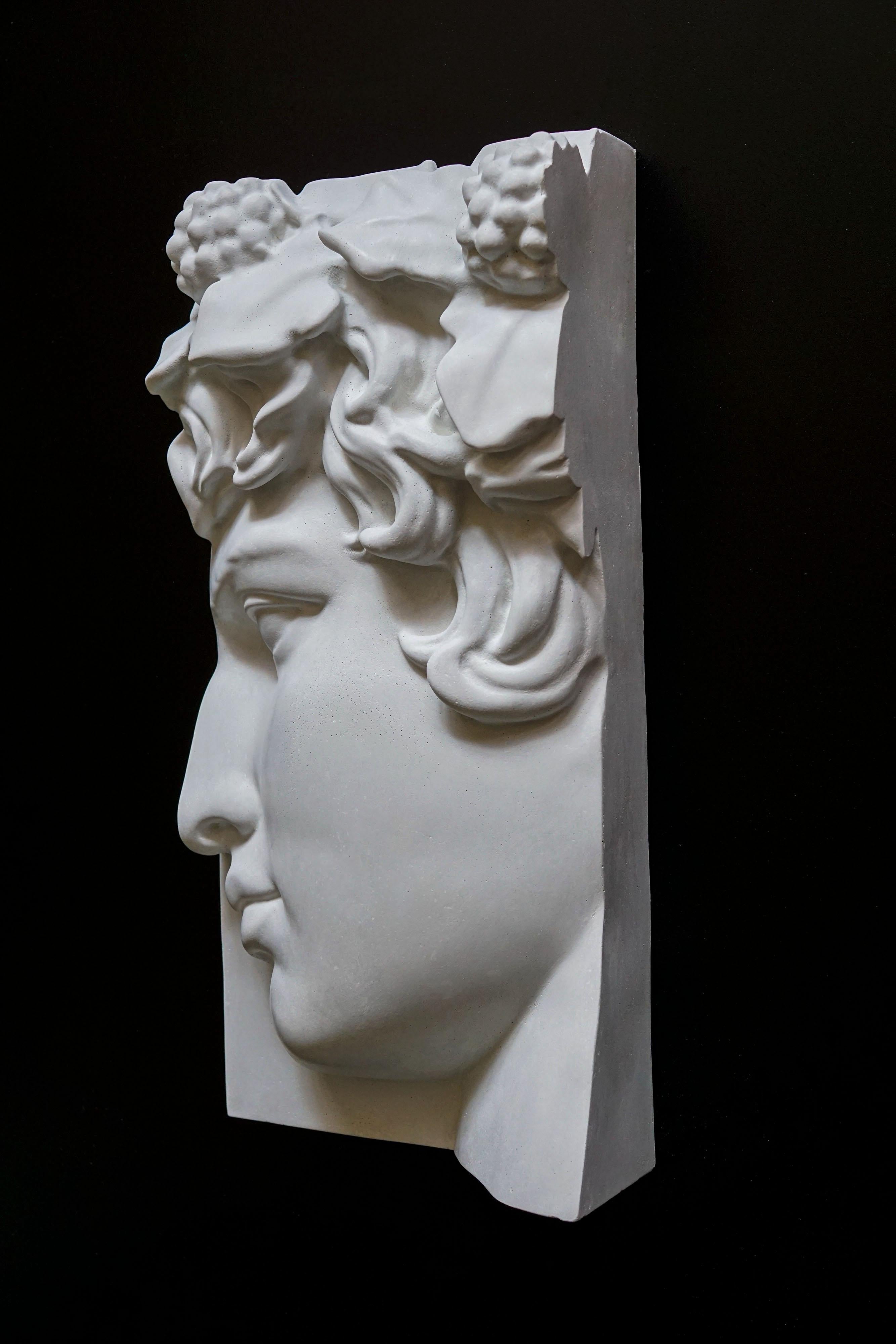 Frieze, Antinous, Contemporary Art Decorative Sculpture by Eduard Locota In New Condition For Sale In Timisoara, RO