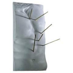 Frieze, Cloth Hanger, Gaddi Torso, Contemporary Art Sculpture by Eduard Locota