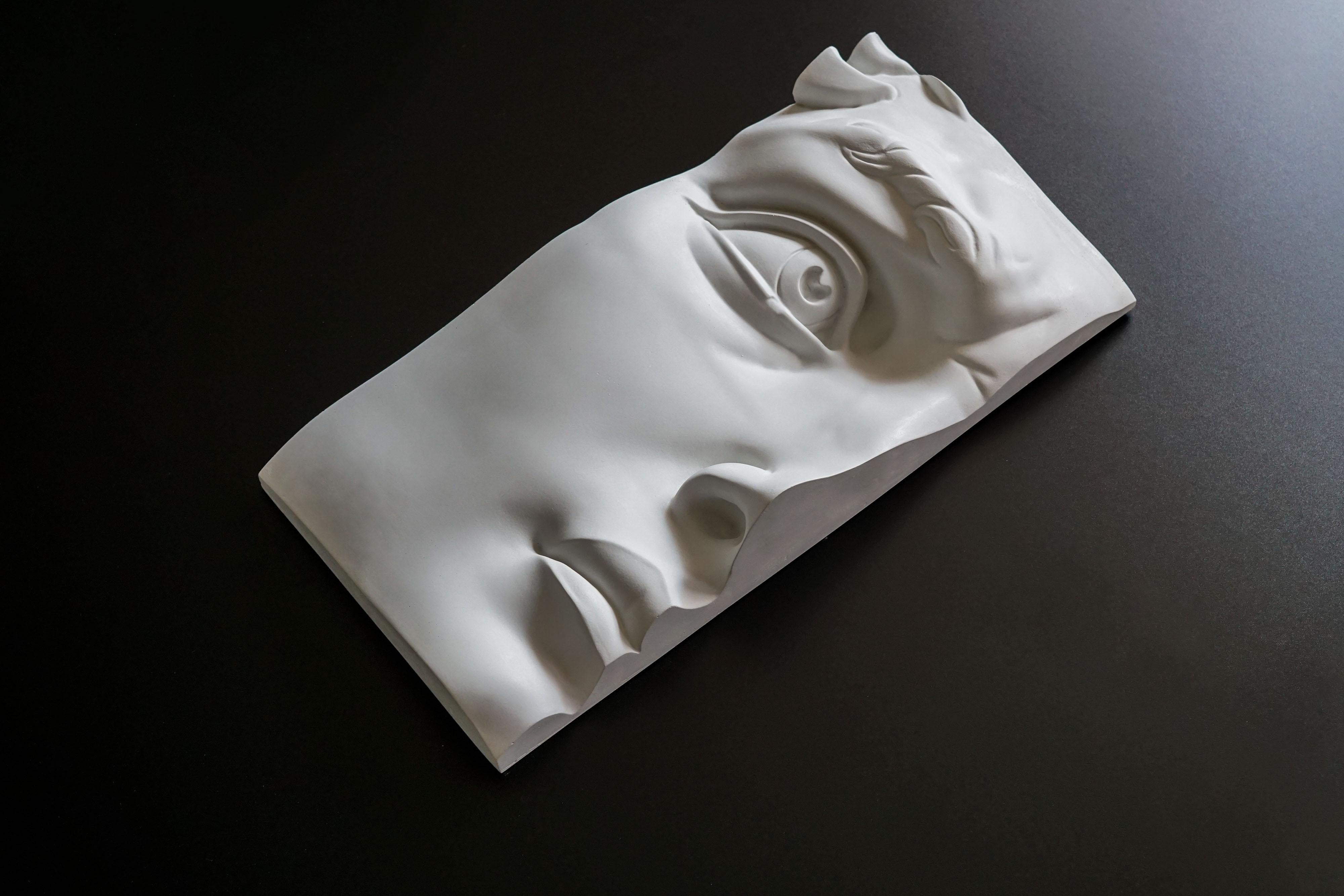 Cast Frieze, David, Contemporary Art Decorative Sculpture by Eduard Locota For Sale
