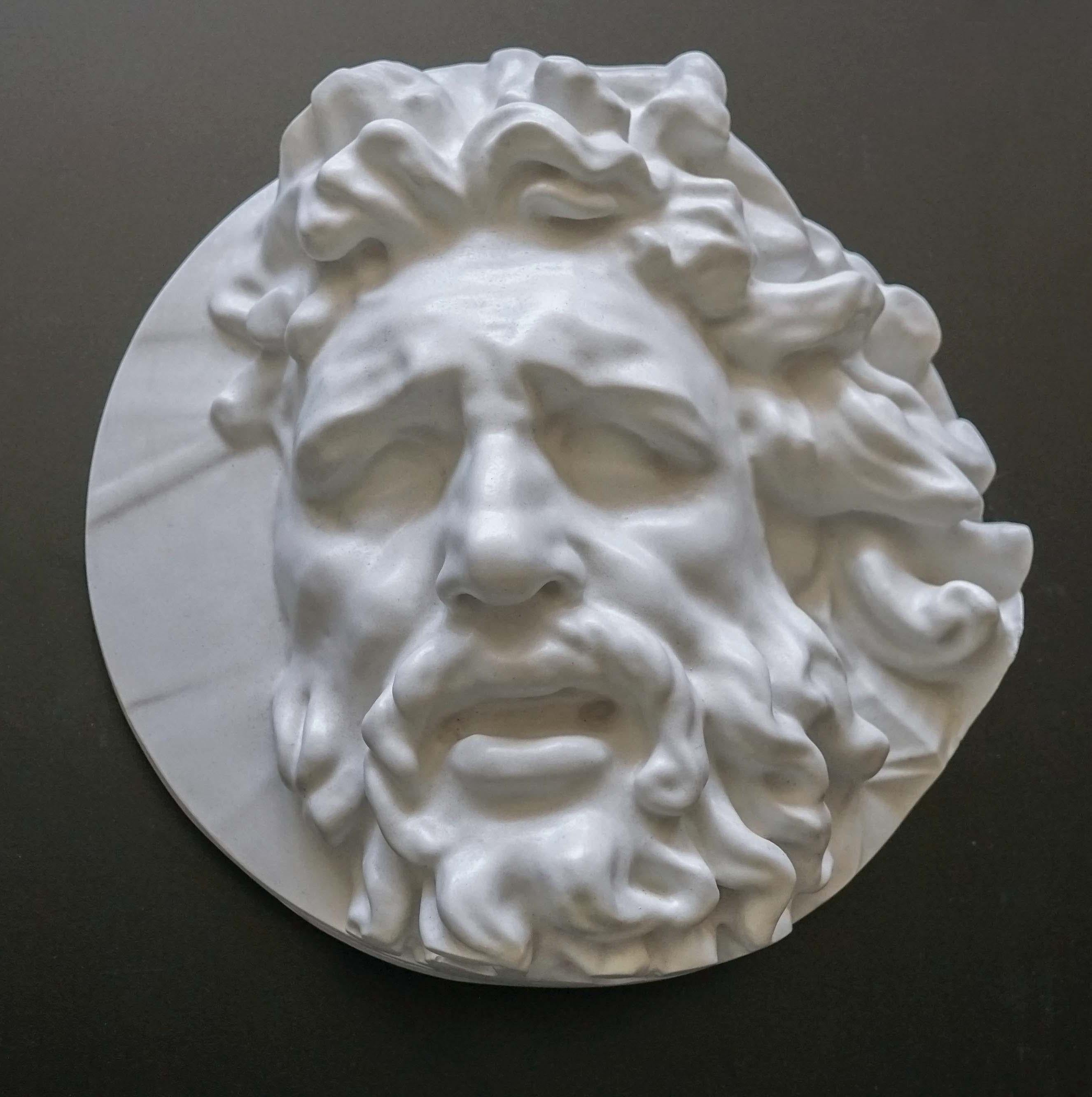From extremely detailed 3D scans of the most important classical sculptures of all times, Eduard Locota has digitally sliced and extracted the essential portion of the artwork, then physically 3D-printed it into a new representation fit for the