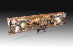 Frieze, Polychromed Pine Wood, 16th Century