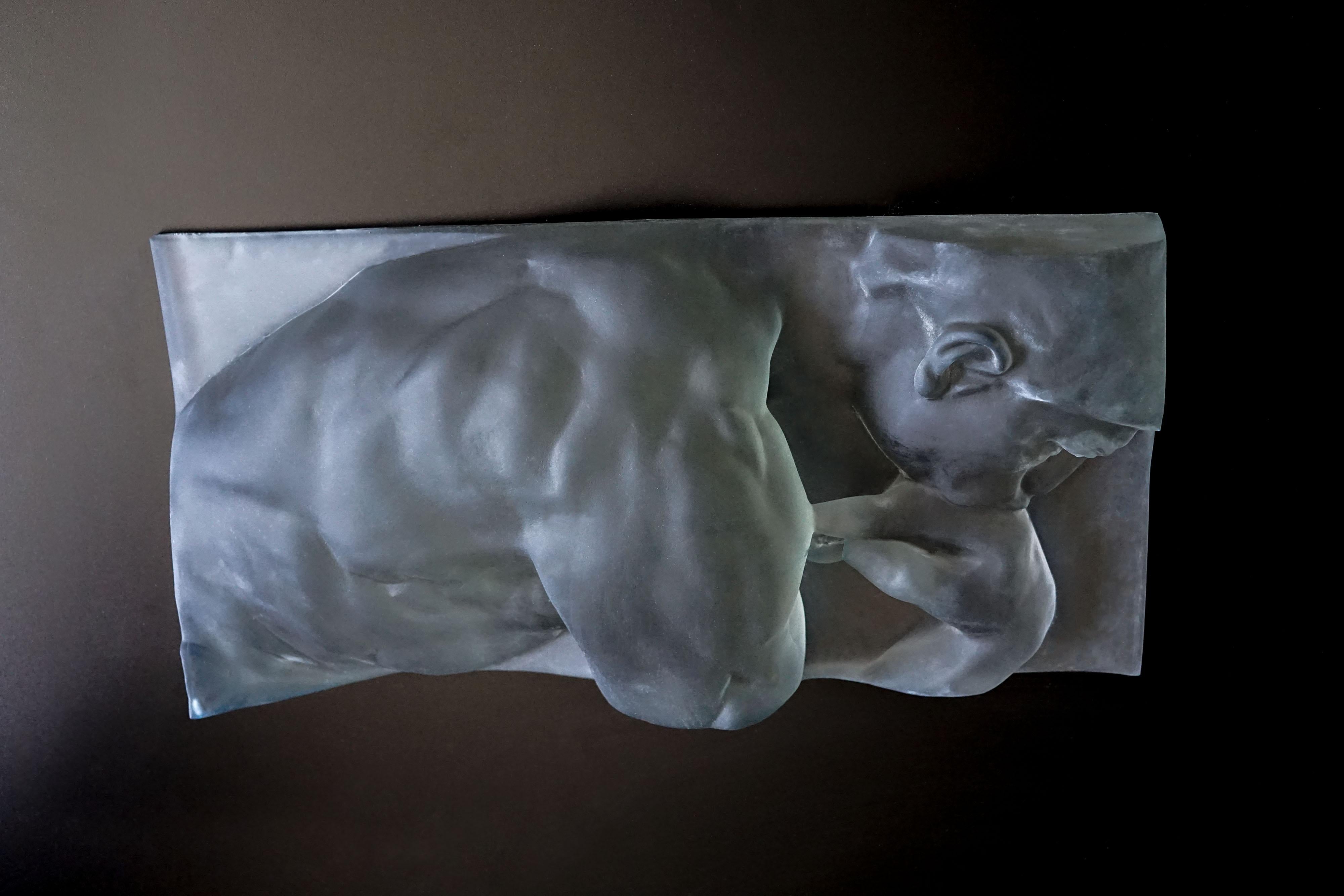 Cast Frieze, Rodin, Contemporary Art Decorative Sculpture by Eduard Locota For Sale
