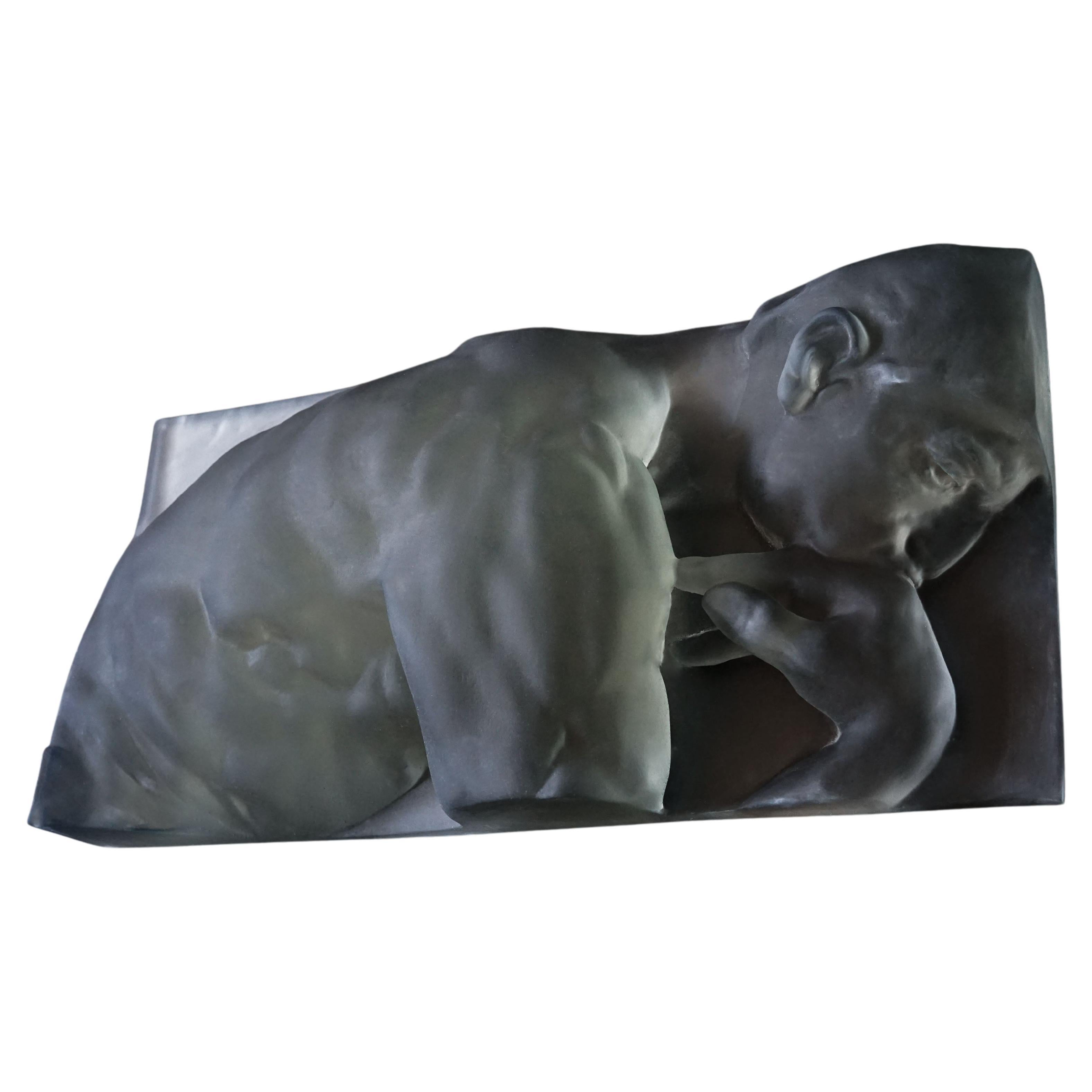 Fries, Rodin, zeitgenössische Kunst-Deko-Skulptur von Eduard Locota im Angebot