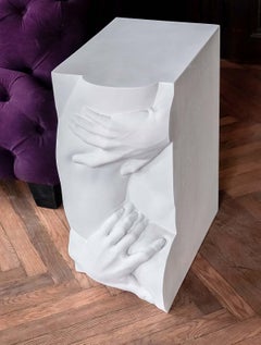 Frieze, Side Table, Contemporary Art Sculpture by Eduard Locota