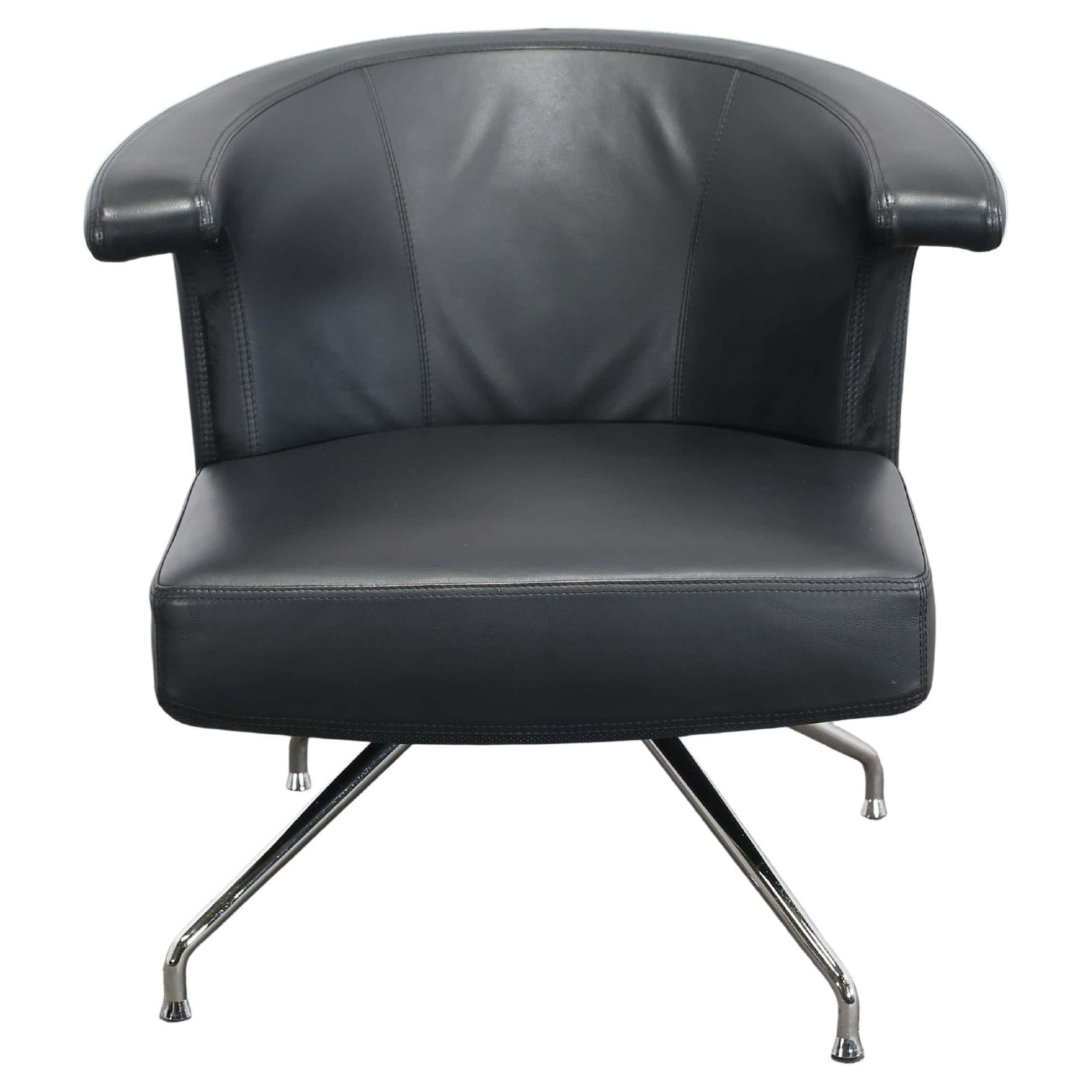 Frighetto Leather Swivel Chair
