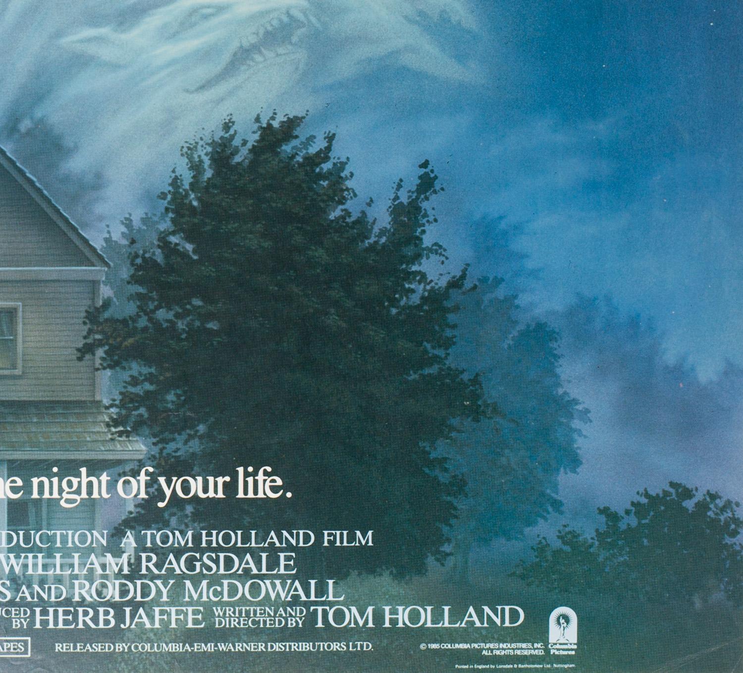 original fright night movie poster 1985