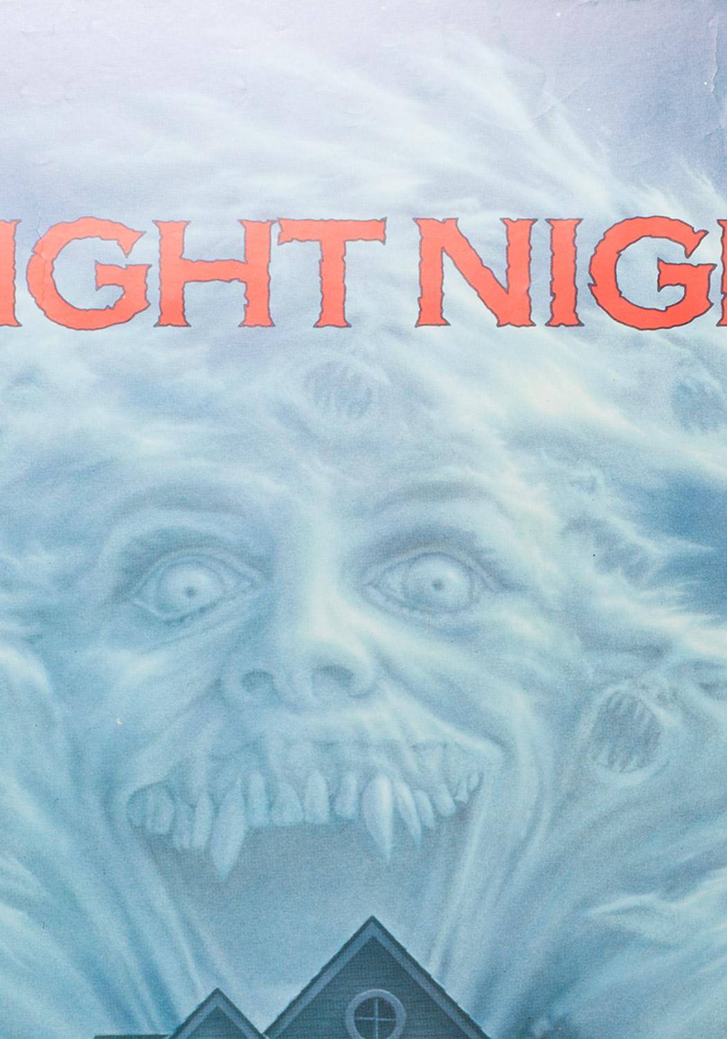 Fright Night British UK Film Poster, 1985, Peter Mueller, Rolled In Excellent Condition In Bath, Somerset