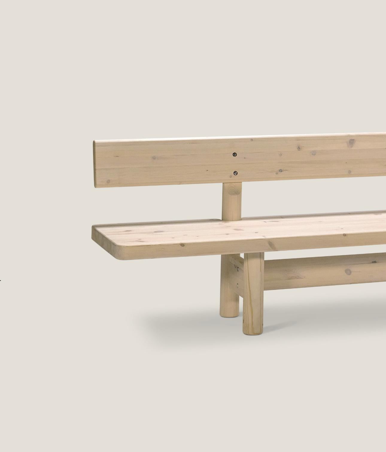 Mid-Century moderno Friis and Moltke Nordsee Bench Pine For One Collectional in vendita
