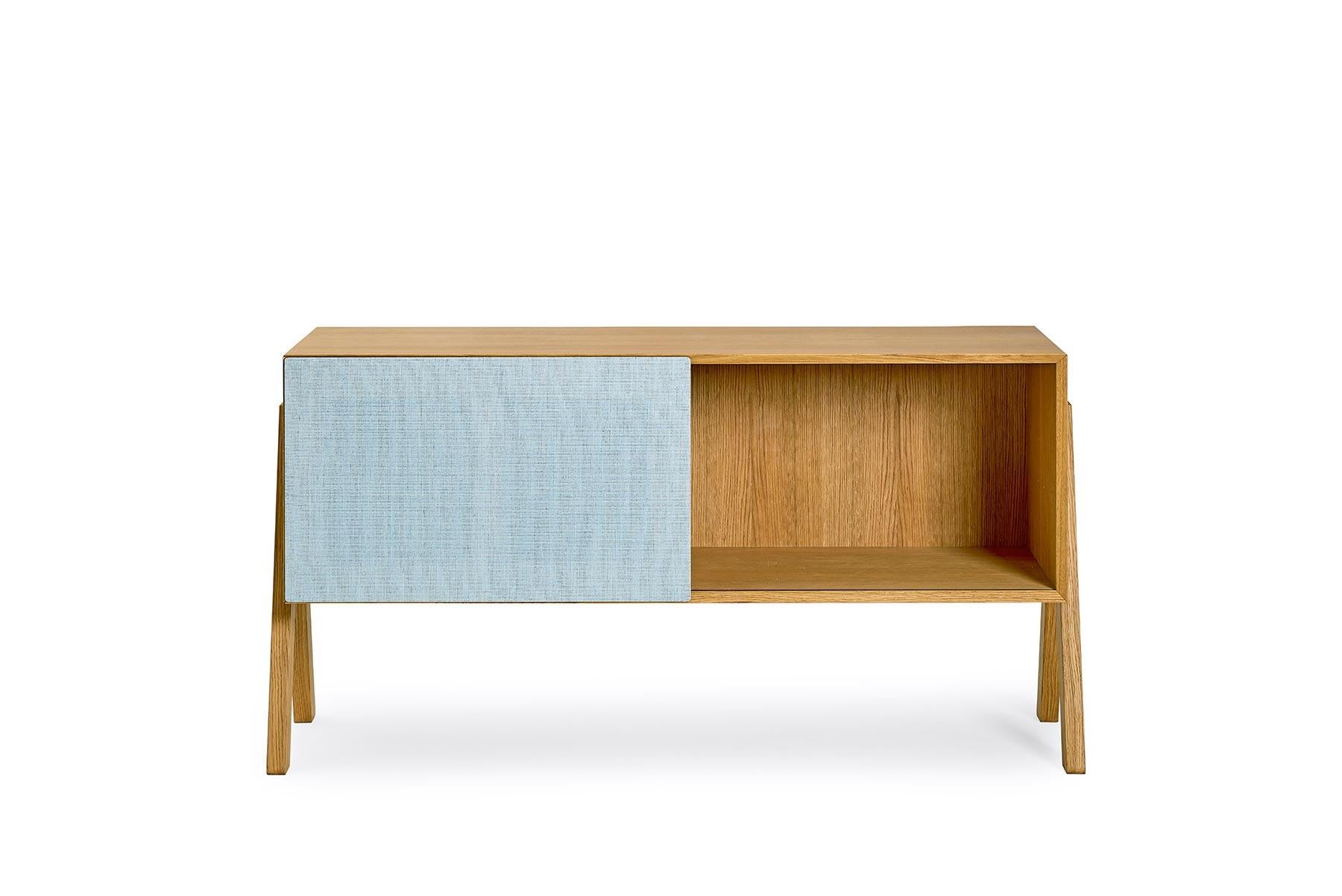 Lacquered Friis & Moltke Timber Credenza 120 For Sale